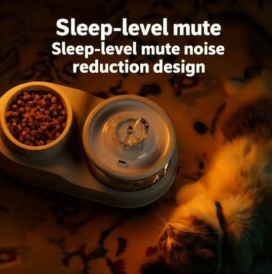 Pet's Choice Automatic Керамична Поилка / Фонтан за Куче и Котка Стилус 1.25л Жълт Цвят