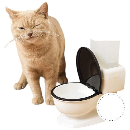 Pet's Choice Automatischer Kunststoff Futter- und Wasserschale für Hund & Katze 600ml in Weiß