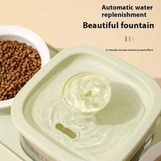 Pet's Choice Automatischer Keramik Bewässerer / Brunnen für Hund & Katze mit Gestell 1.25lt in Grau Farbe