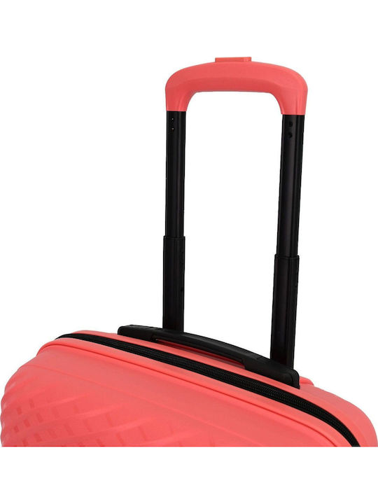 Paulter Cabin Hard Travel Suitcase Peach 55cm Height