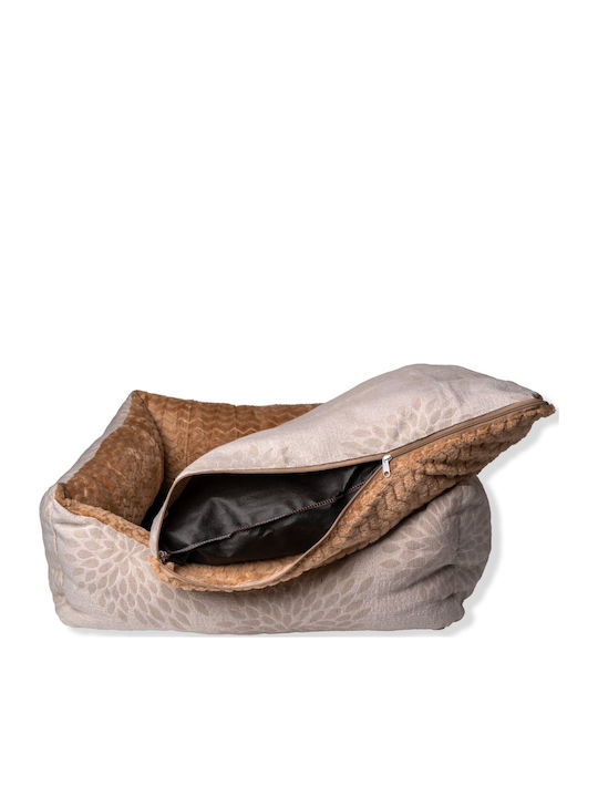 Pet's Choice Hundebett Couch Braun 70x60cm