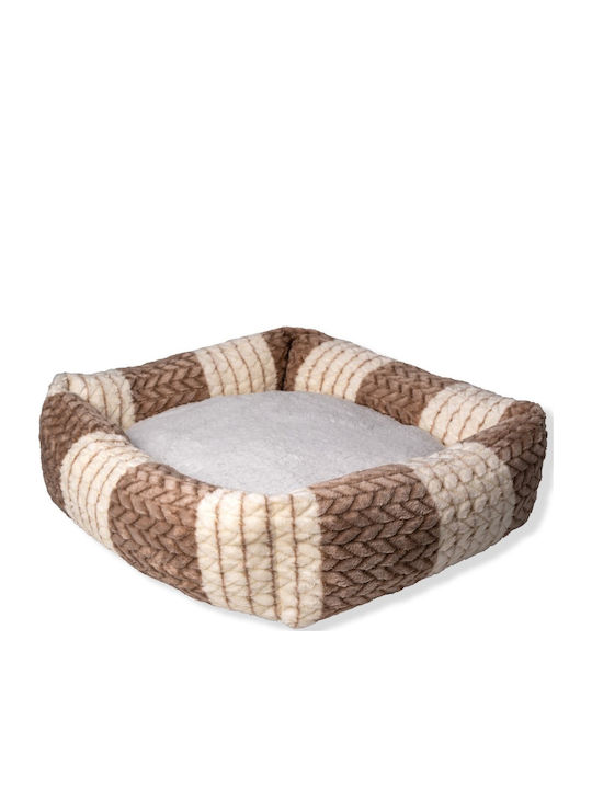 Pet's Choice Καναπές Κρεβάτι Σκύλου Καφέ 50x45εκ.