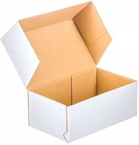 Verpackungskarton Weiß P25 x B20 x H8cm