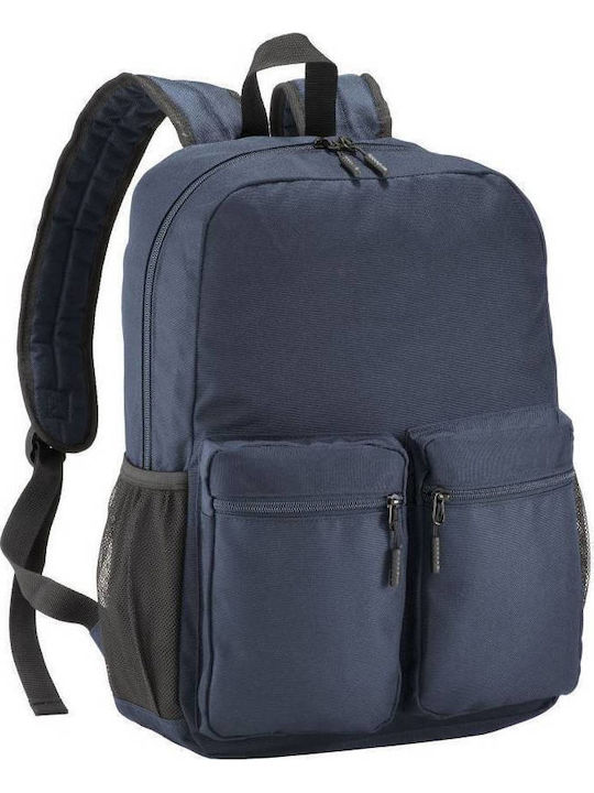 Sol's Schulranzen Rucksack mit Flaschenhalter Blau 33 x 12 x 42cm