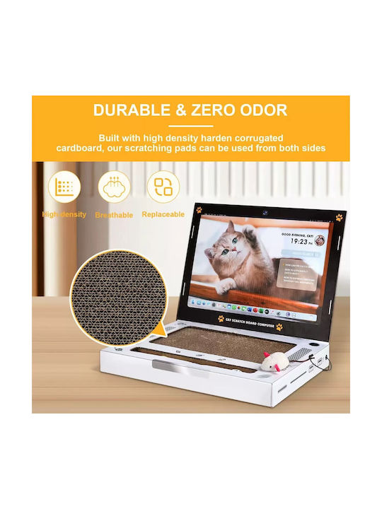 Pet's Choice Grey Scratching Post 25x25x4cm