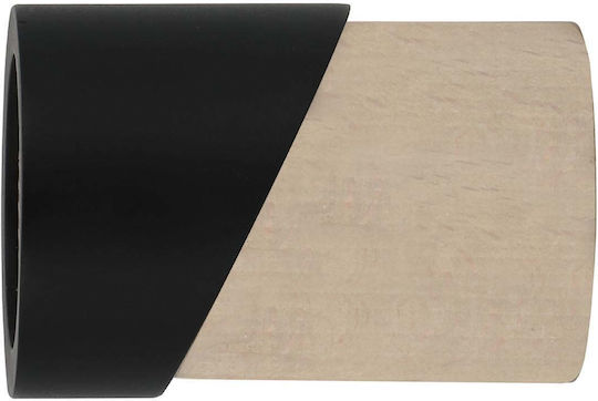 Capăt Pentru Cortină Din Lemn Negru Capăt Pentru Cortină Din Lemn Negru