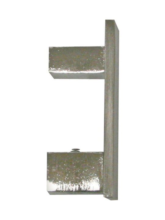 Vorhang Holz Ende Silber 2 Stücke