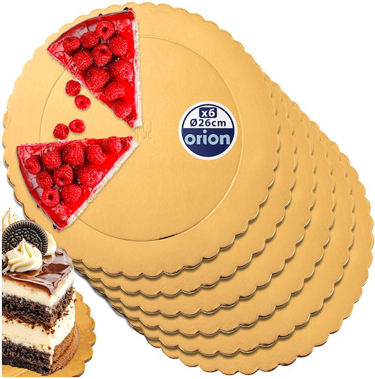 Orion Paper Cake Stand 26x26cm 6 Pieces Orion Paper Cake Stand 26x26cm 6 Pieces