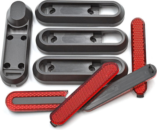 Avizar Visierabdeckungen Xiaomi M365 Pro 2 3 1s Essential Schwarz Rot