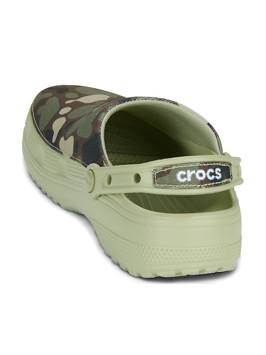 Crocs Classic Damen Holzschuhe Grüne