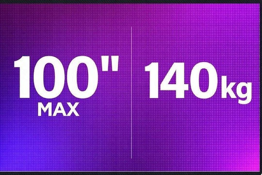 Art Suport TV Montat Pe Perete Până La 100"