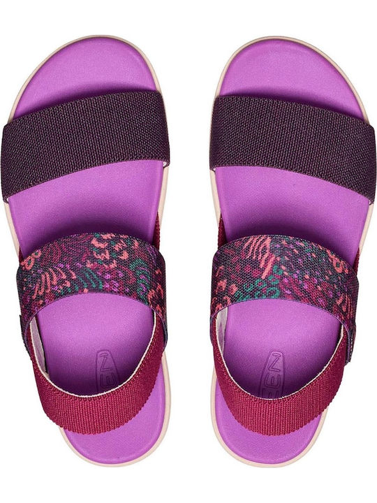 Elle Γυναικεία Σανδάλια Sporty Μωβ