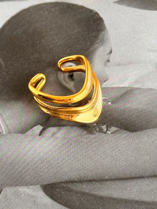 Enotia Damen Stahl Vergoldeter Ring Enotia Damen Stahl Vergoldeter Ring