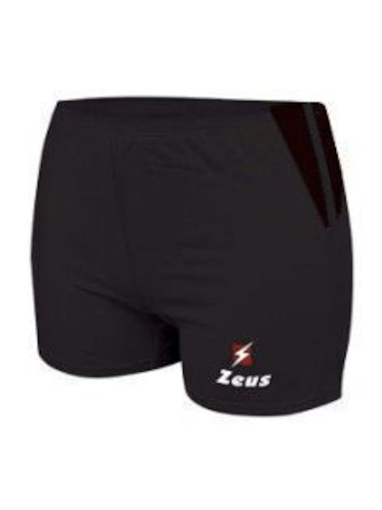 Zeus Pantaloncino Tiger Women’s Volleyball Shorts Black Stretch Fit
