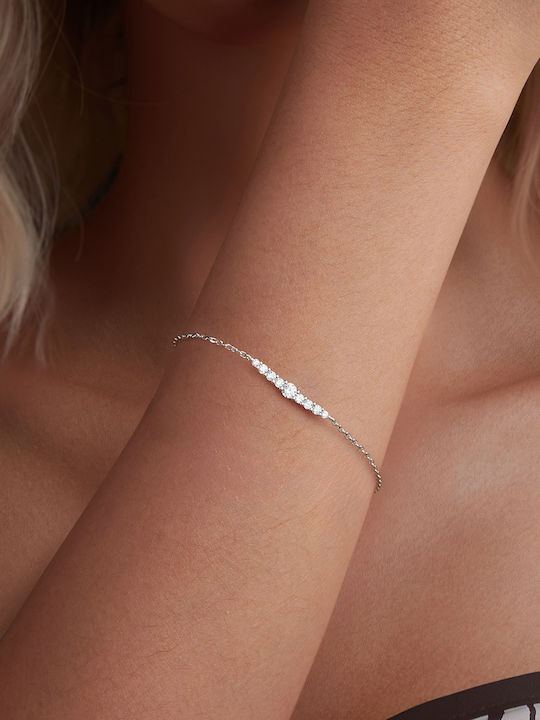 Daskalakis Daskalakis Damen Armband Kette Aus Leder Mit Diamant Daskalakis Daskalakis Damen Armband Kette Aus Leder Mit Diamant