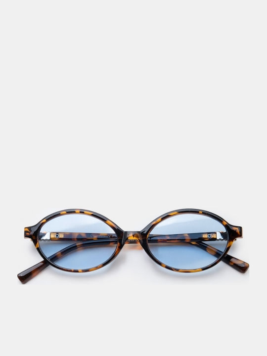 Luigi Unisex Sonnenbrillen mit Hellblauem Rahmen und Hellblauen Gläsern 4923830