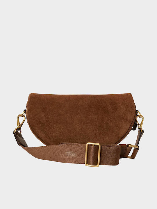 Lauren Leather Women's Shoulder Bag Orange