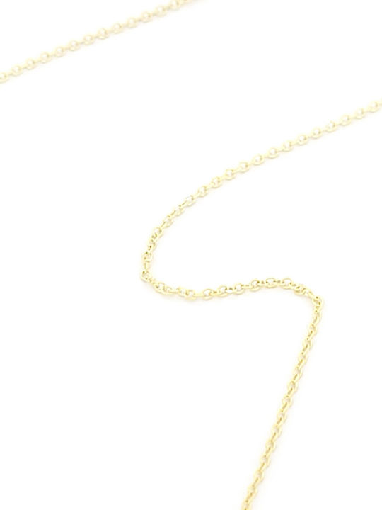 Halskette Unendlichkeit aus 9K Gold mit Zirkon