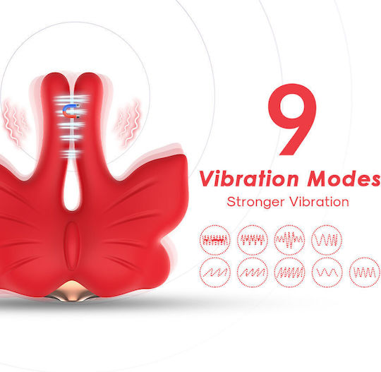 Armony Magnetische Brustklammern Vibration Schmetterlingsform Rote