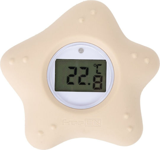 FreeOn Termometru Digital de Baie Starfish Până la Bej