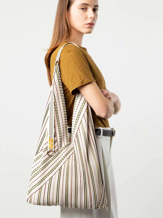 Τσάντα Pleated Y Bag Zoe Recycled Polyester 30 X 60 Cm