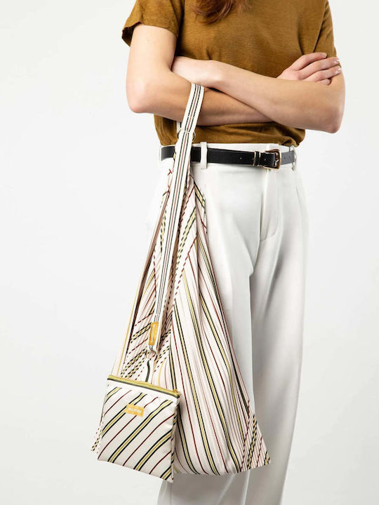 Τσάντα Pleated Y Bag Zoe Recycled Polyester 30 X 60 Cm
