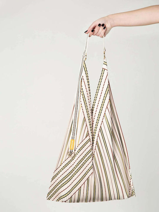 Τσάντα Pleated Y Bag Zoe Recycled Polyester 30 X 60 Cm