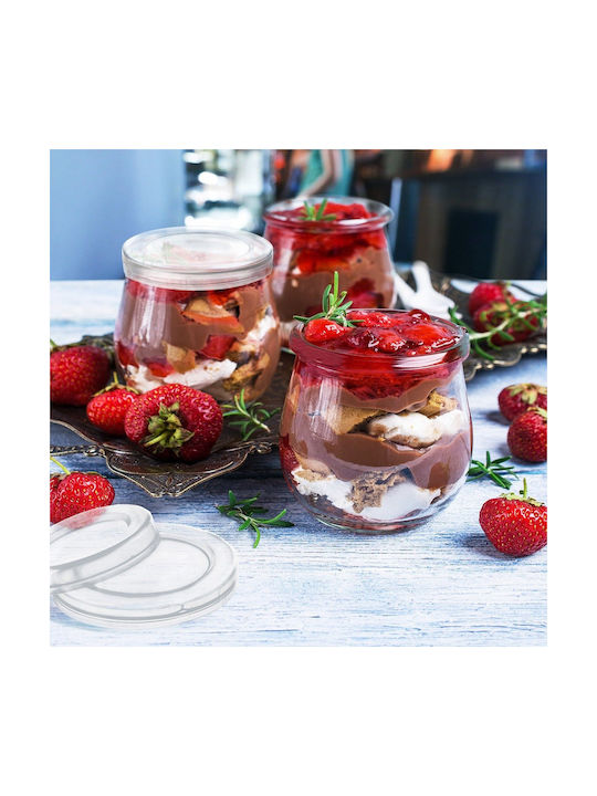 Orion Set Glas-Dohlen Mittagsboxen Transparent 7,3x7cm 12 Stück