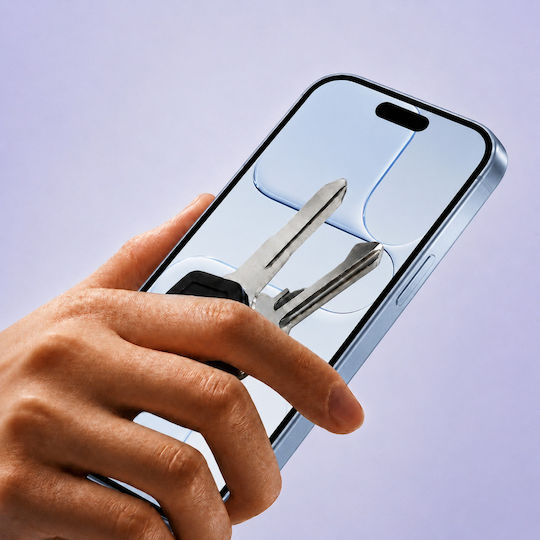 3mk Pack 2 Gehärtetes Glas iPhone Air Anwendungsrahmen Schwarz Transparent