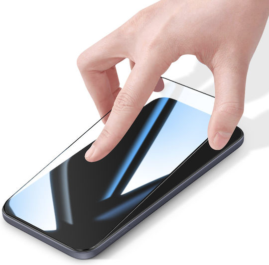 Avizar Screen Protector Motorola Moto G67 G77 G87 Tempered Glass Black Transparent