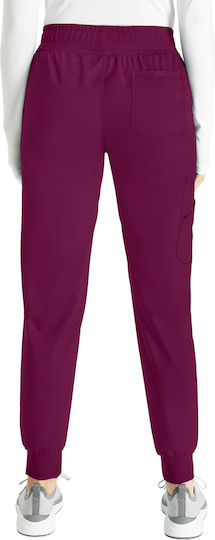Cherokee Pantaloni medicali pentru femei Burgundy