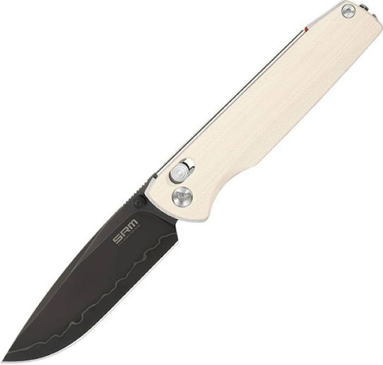 SRM Taschenmesser mit Verriegelungsmechanismus Schwarze