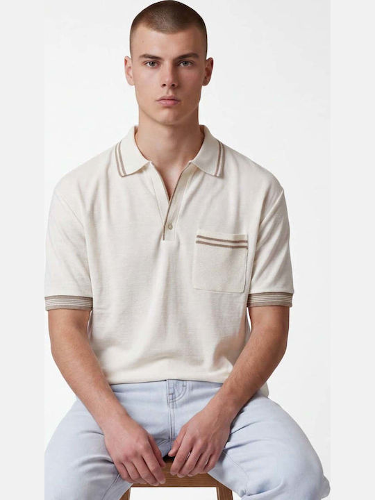 Polo Short Sleeve White Shirt BENT 1835