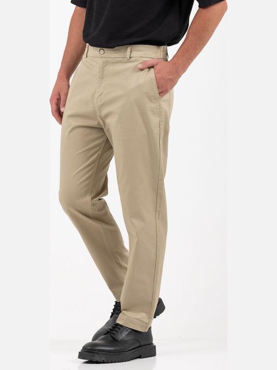 Chino Trousers in Regular Fit Beige