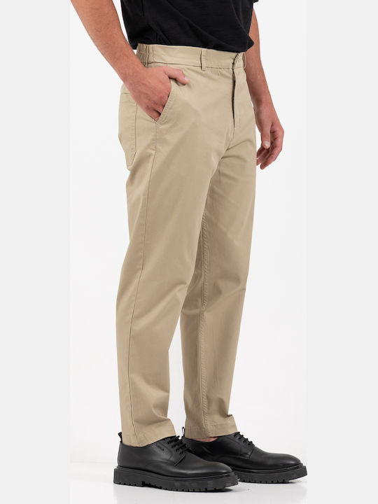 Chino Trousers in Regular Fit Beige