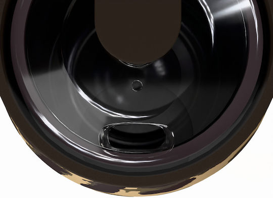 Estia Lens Save The Aegean Thermosflasche Rostfreier Stahl BPA-frei Mehrfarbig mit Stroh