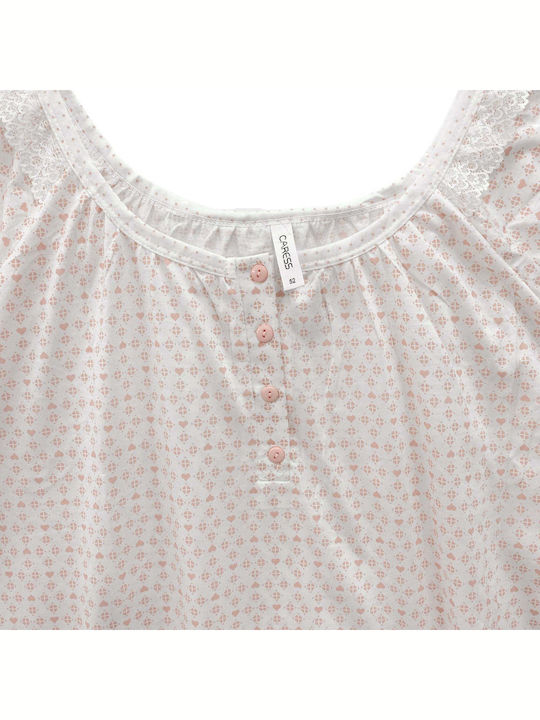Ansin Summer Women's Nightgown Pink