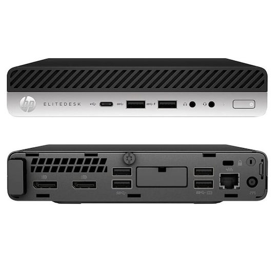 HP HP Elitedesk 800 G3 Mini Реновирани Клас A (Core i5-7500/8GB/256GB SSD/Windows 11 Pro)