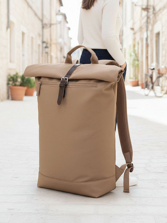BagBase Roll-top Waterproof Beige