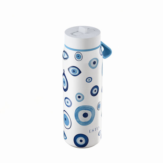 Estia Pulse Save the Aegean Recyclable Thermos Bottle Stainless Steel BPA Free 500ml Spirit Luck