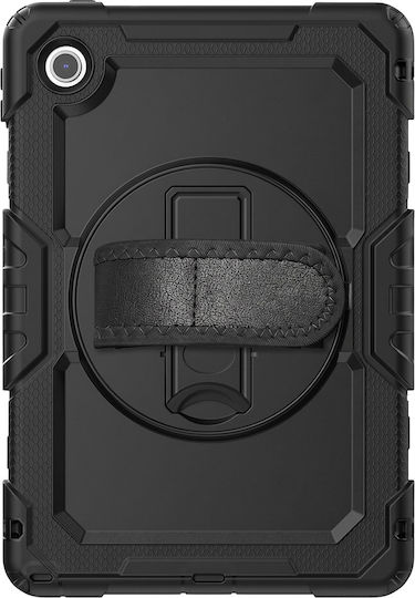 Avizar Full Body Case Lenovo Tab 10.1 2025 Video Stand Shoulder Strap Black