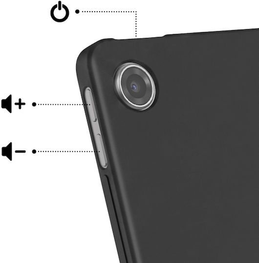 Avizar Case Lenovo Tab 10.1 2025 Flexible Slim Protection Black