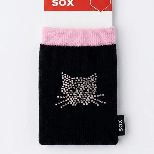 Sox Noshikumi Cat Pink калъф за телефон калъф за мобилен телефон Jet *8598154 10-76 Универсален 115 X 65 Mm Черен