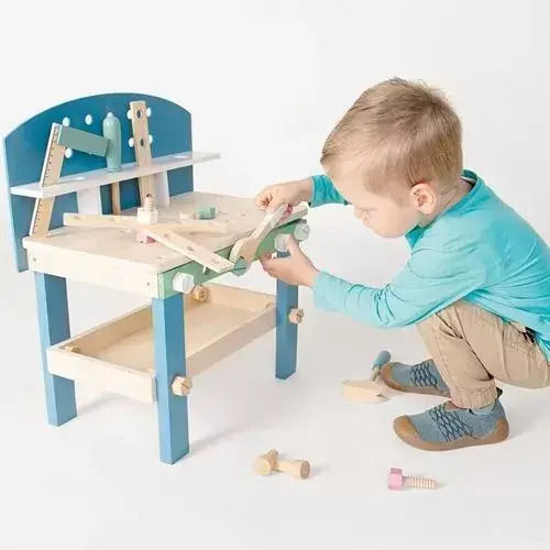 Small Foot Wooden Kids Working Bench 35 Pieces