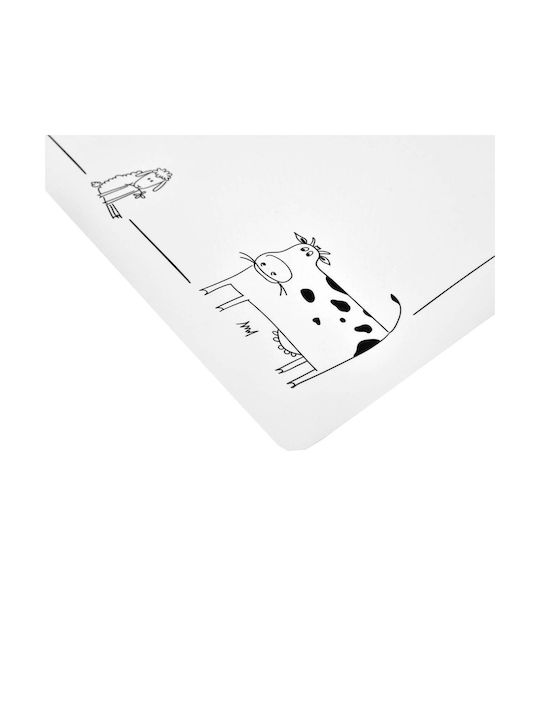 Orion Σουπλά Πλαστικό Λευκό 35x25cm