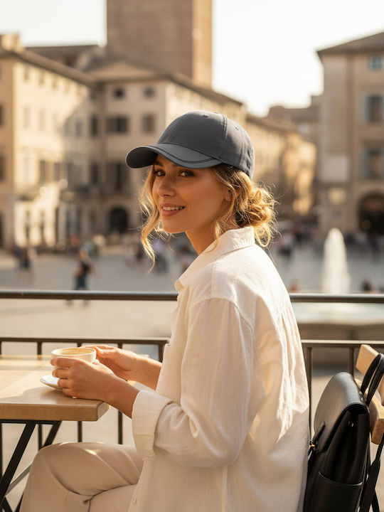 Jockey Cap B166r Beechfield Gunmetal Grey Black