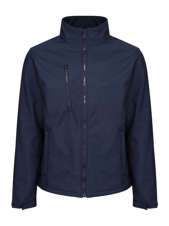 TRA610 Geacă Softshell Iarnă Waterproof Albastru Marin