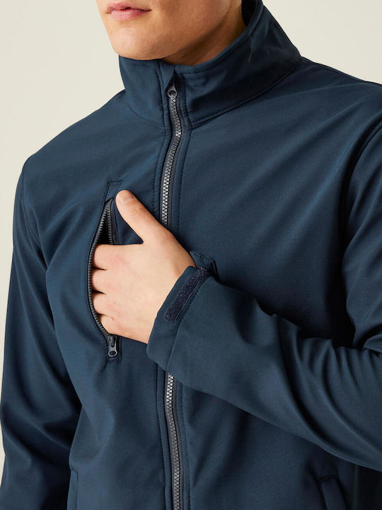 TRA610 Geacă Softshell Iarnă Waterproof Albastru Marin
