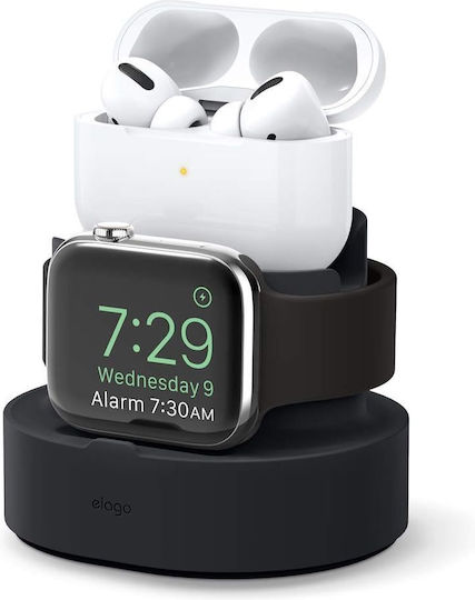 Elago Station Tragbare Ladegeräte Für Apple Watch Iphone Airpods Pro Apple Pencil Schwarz