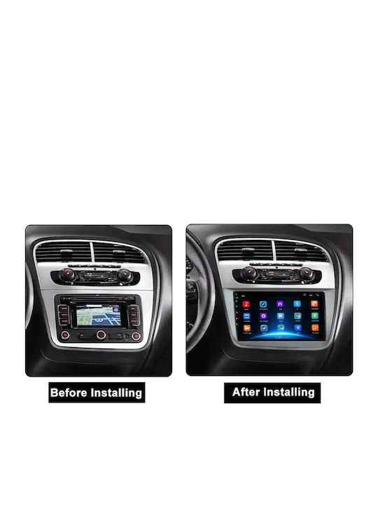 Seat Leon 2011 Android Мултимедия Carplay Androidauto GPS Вграден Wi-Fi Bluetooth Sh59